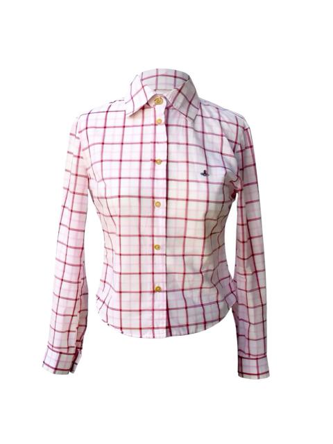 Vivienne Westwood Vivienne Westwood Early Red Label Red and Pink Plaid Shirt