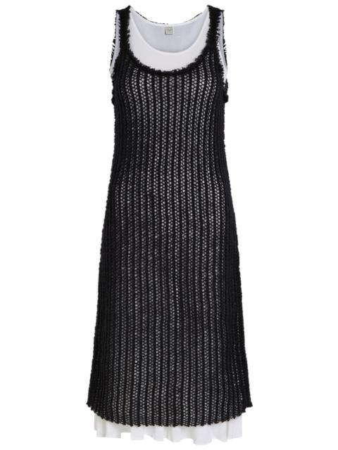TOTEME Toteme Layered Mohair-blend Midi Dress
