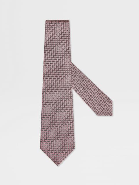 ZEGNA LIGHT PINK SILK TIE