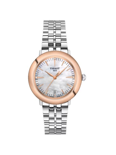 Other Designers Tissot Quartz Diamond White Mother of Pearl Dial Ladies Watch T929.210.41.116.00