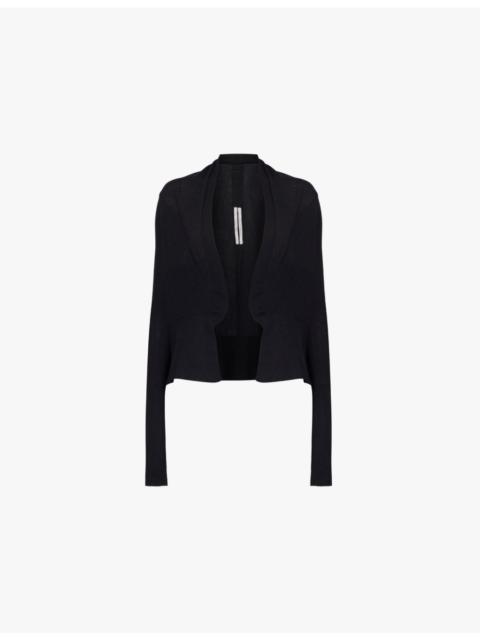 Rick Owens Wrap-front relaxed-fit wool cardigan