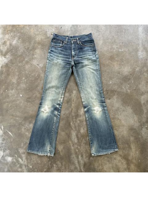 Other Designers Vintage Edwin Faded Flare Distressed Jean Denim Pant W28