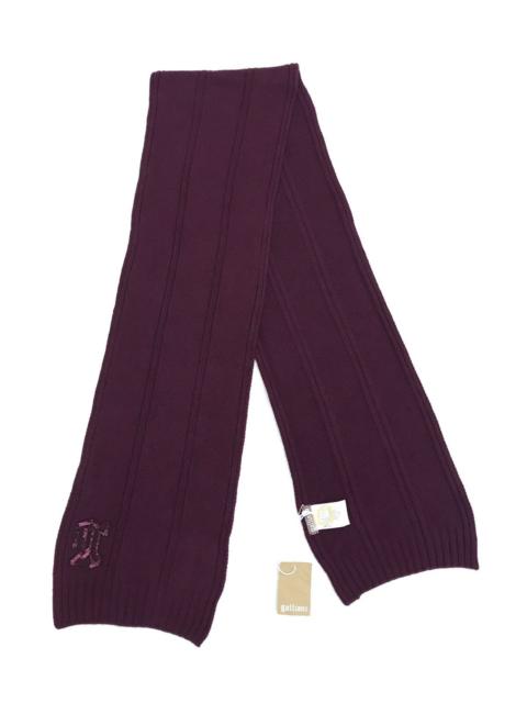 Other Designers Vintage - JOHN GALLIANO RAYON WOOL NYLON CASHMERE MUFFLER SCARF