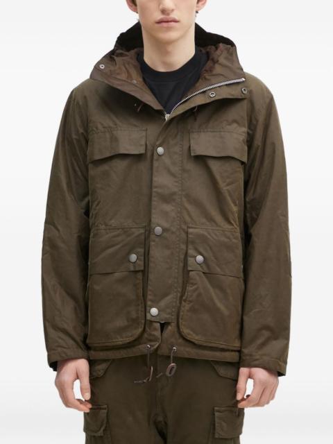 Barbour hooded pocket jacket