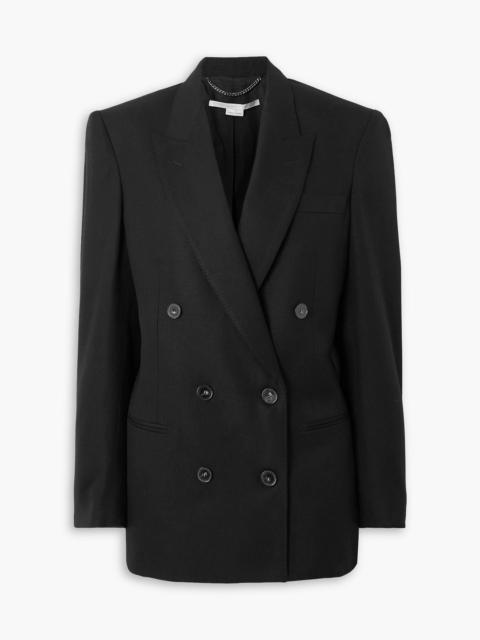 Stella McCartney Double-breasted grain de poudre blazer
