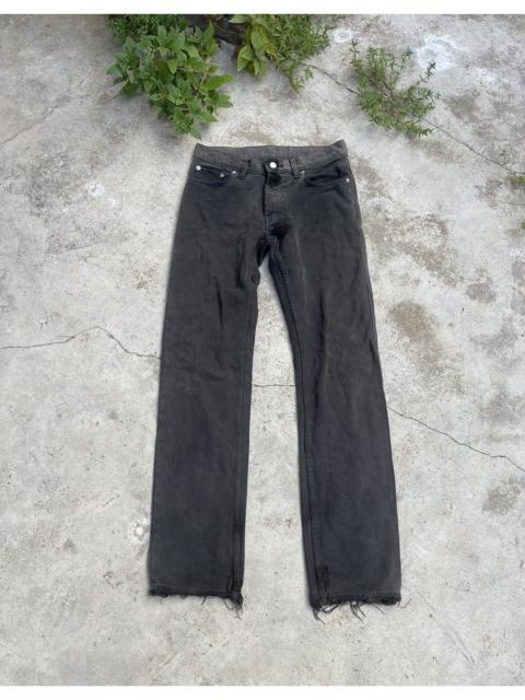Helmut Lang Helmut Lang Black Distressed Denim (90s Rare Archive Grail)