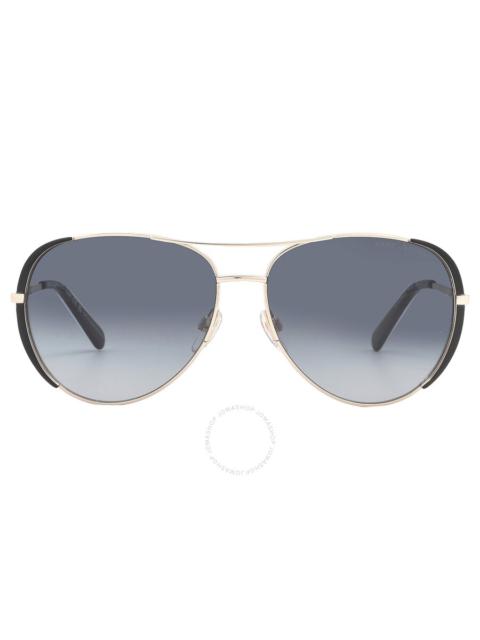 Marc Jacobs Marc Jacobs Grey Shaded Pilot Ladies Sunglasses MARC 686/S 0RHL/9O 59