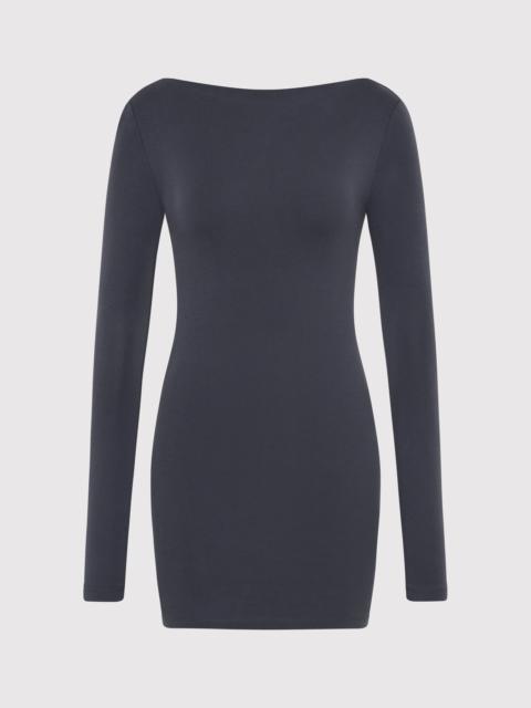 ST. AGNI Organic Cotton Bateau Dress - Storm