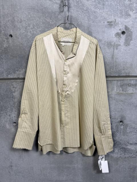 Greg Lauren Greg Lauren Ivory Stripe Classic Studio Shirt