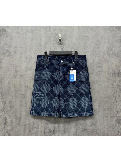 Louis Vuitton Louis Vuitton 25 New Damier Logo Denim Shorts