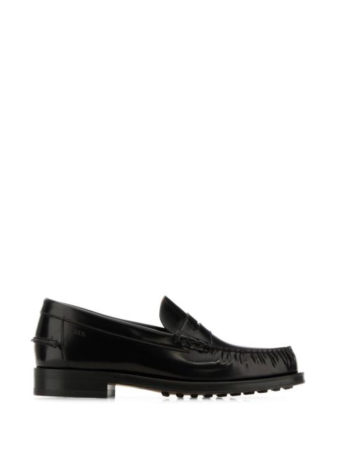 Tod's Black leather loafers
