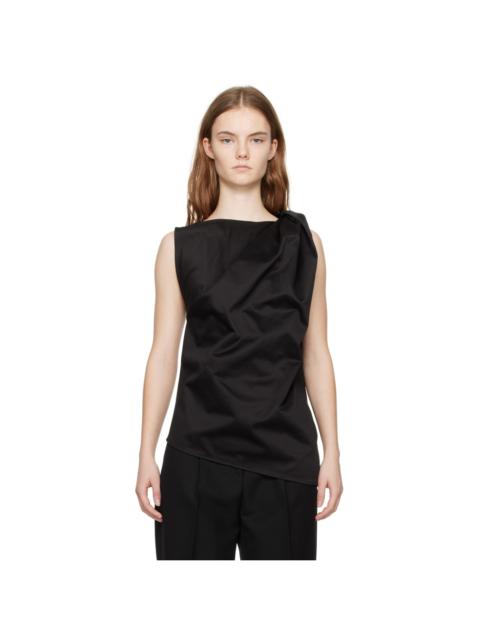 TOTEME Black Shoulder-Twist Blouse