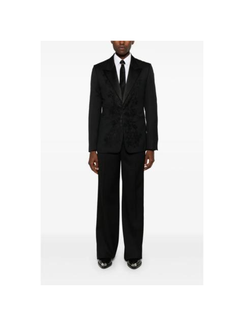 Givenchy Givenchy Peak Lapel Jacket Slim Fit Black