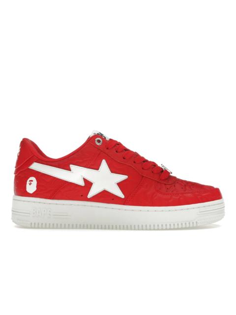 A BATHING APE® A Bathing Ape Bape Sta Low #3 Line Camo Red