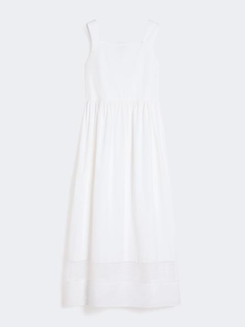 WEEKEND Max Mara Cotton-poplin sleeveless dress - WHITE