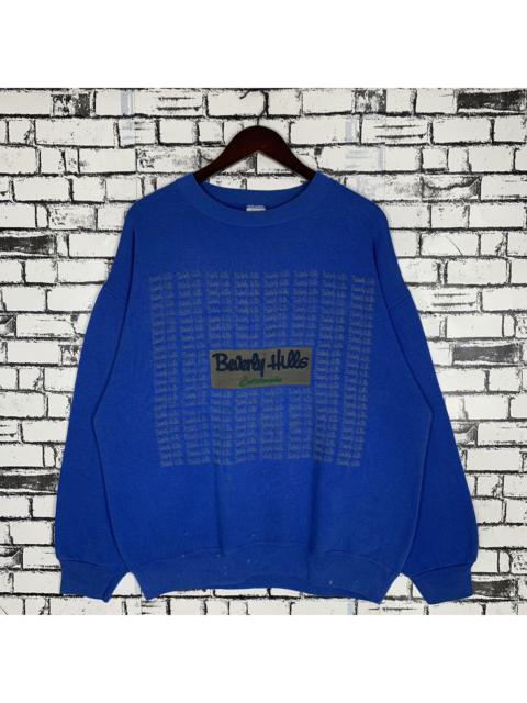 Other Designers Other - Vintage Beverly Hills Big Print Sweatshirt Crewneck