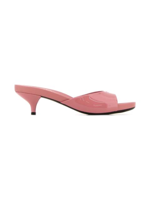 Prada Pink Leather Mules