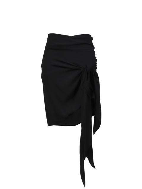 THE ATTICO MIDI SKIRT / BLK