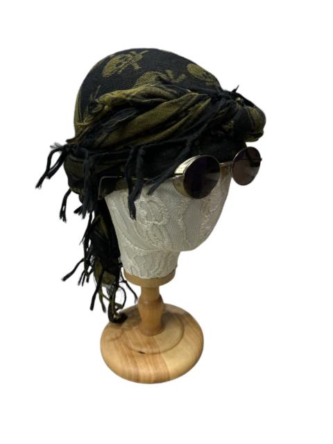 Other Designers Other - SKULLS MOTIVE OG FULL PRINT KEFFIYEH SHEMAGH ARABIC STYLE