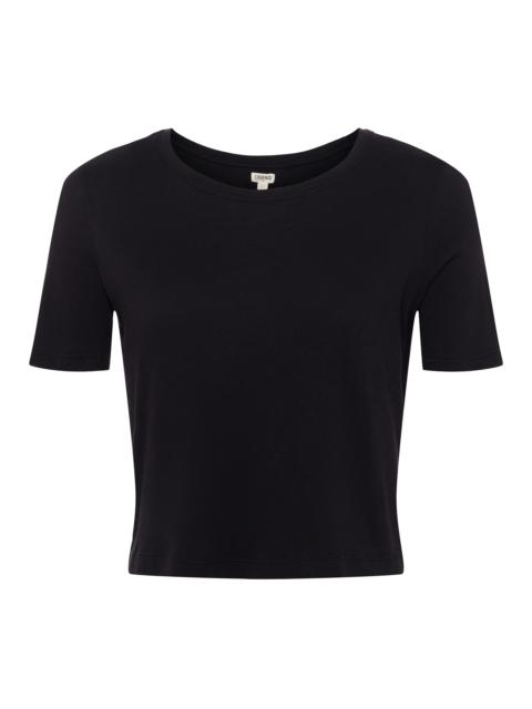 L'AGENCE Donna Cotton Cropped Tee