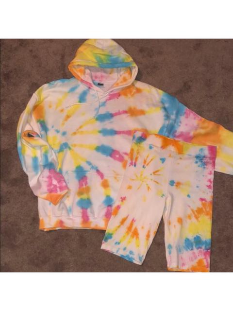 Other Designers Sorbet Tie Dye Hoodie + Bike Short Matching Set