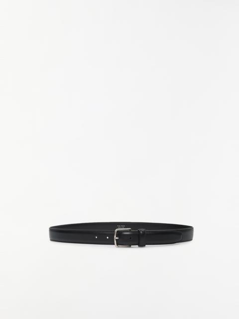 The Row Classic Leather Belt — Black