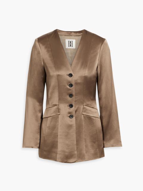 BY MALENE BIRGER Rinnah satin-crepe blazer