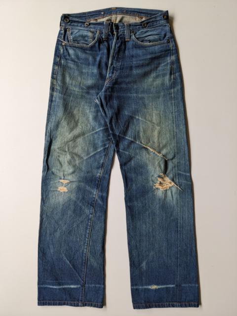 Other Designers Vintage 50s WW2 Levi's Repro distressed selvedge jeans