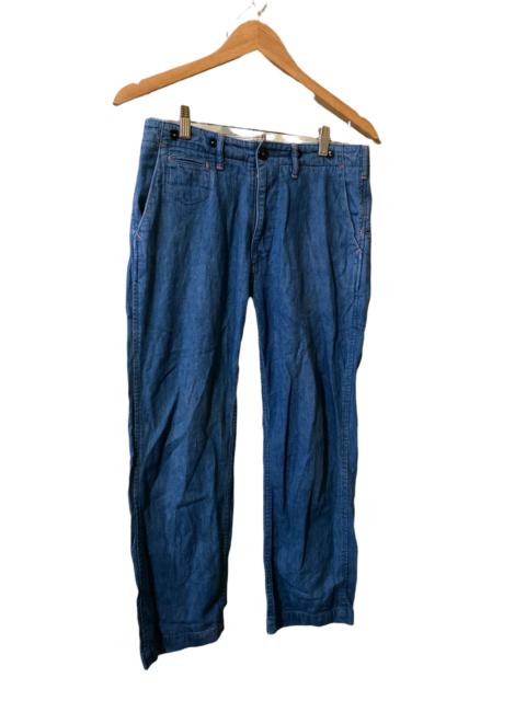 Other Designers Vintage - Vintage 90s DMG Japan Made Denim Trouser Buckle Jeans Design