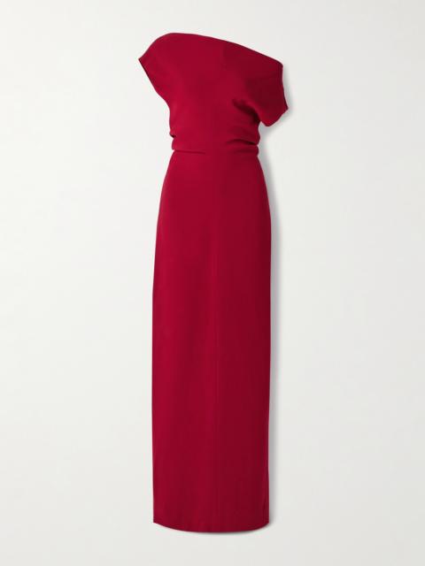 Proenza Schouler Rosina Off-the-shoulder Crepe Maxi Dress