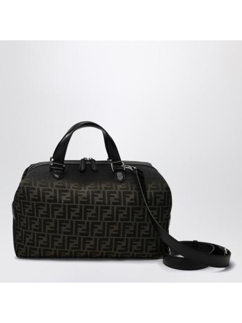 Fendi Siesta Medium Ff Eclipse Bag In Brown Jacquard Men