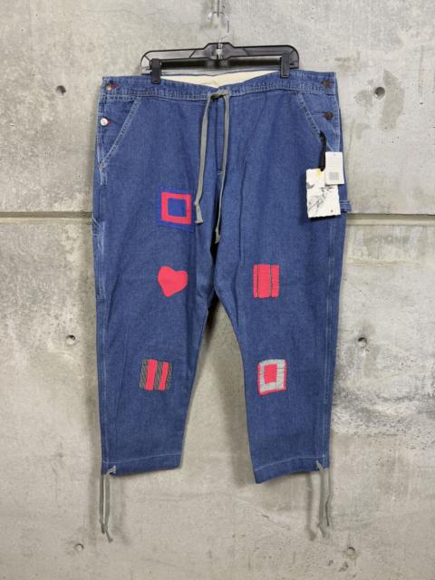 Greg Lauren Greg Lauren x Gees Bend Size 5 Patch Overall Lounge Pants