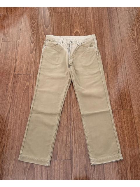 visvim VISVIM 21AW FLUXUS 03 G.CORDS DMGD Casual trousers crafted from German corduroy cotton.