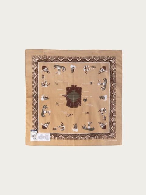 Kapital Color Bandanna (ZEPHER Vest Life) - Beige