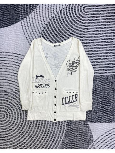 Hysteric Glamour Vintage Ghost Of Harlem Cardigan Punk Style Jacket