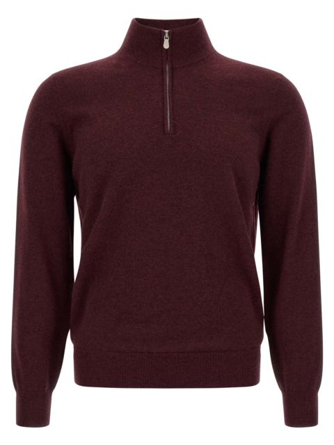 Brunello Cucinelli Brunello Cucinelli Men Half-Zip Cashmere Sweater