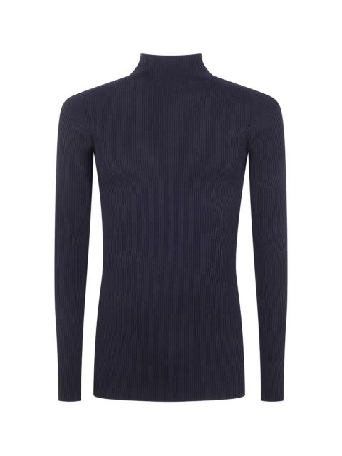 Rick Owens RIBBED HIGH-NECK SWEATER