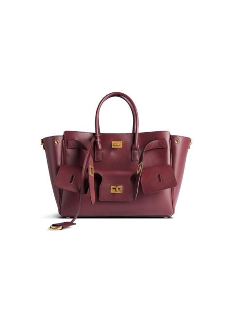 BALENCIAGA Women's Bel Air Small Carry All Bag in Dark Burgundy