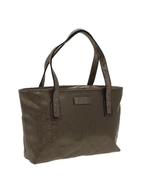 GUCCI GUCCI GG Implementation Tote Bag Silver Metallic