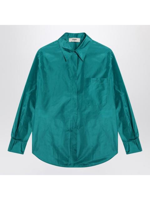 FENDI Fendi Jade Green Silk Shirt Women