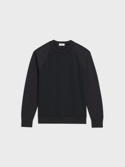 Theory Scuba-Wool Combo Sweatshirt