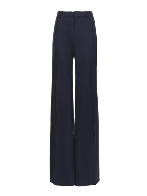 Chloé FLARED TAILORED PANTS IN STRETCH WOOL