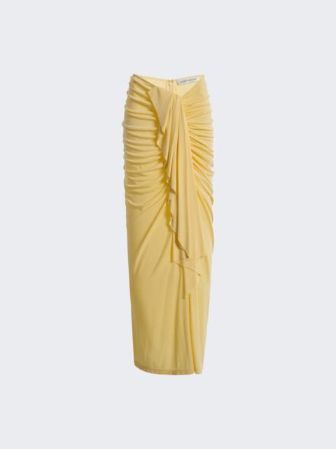 CHRISTOPHER ESBER Vivenda Drape Front Skirt Butter