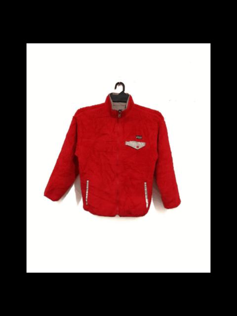 Other Designers Vintage - Patagonia Reversible Fleece Windbreaker Red /Light Brown