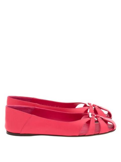 FERRAGAMO Ferragamo Aurelie Gancini Ornament Ballet Flats, Size 7 C