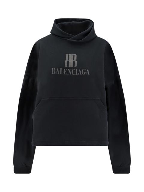 Cropped Cotton Sweatshirt