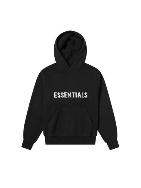 ESSENTIALS Fear of God Essentials Knit Hoodie 'Black'