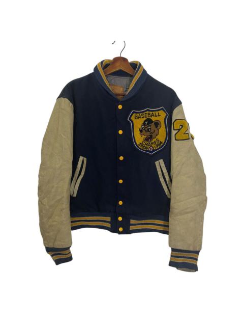Other Designers Rare‼️Vintage Golden Bear Baseball Champs 1984 Varsity Jacket