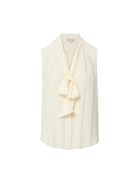VERONICA BEARD MAGNOLIA TIE-NECK BLOUSE