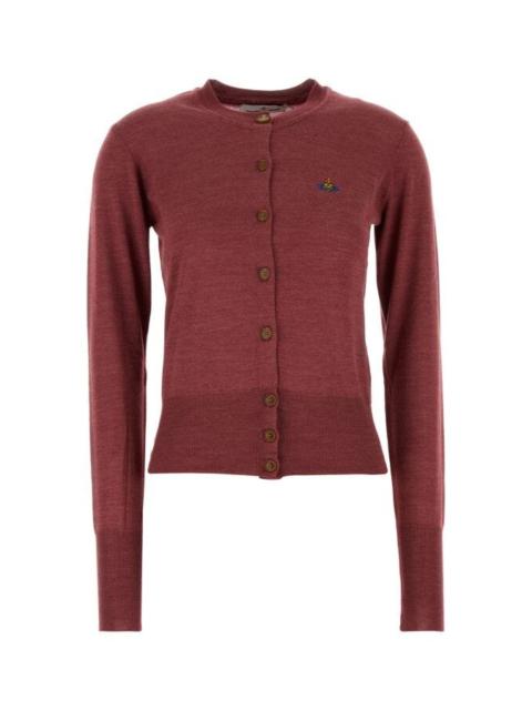Vivienne Westwood Women Tiziano Red  Wool Blend Bea Cardigan